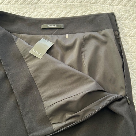 Tahari Moxie Black Pencil Skirt NWT Size 10 - Picture 8 of 16
